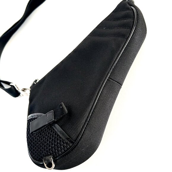 Christian Dior UNISEX Nylon Mesh Saddle Bag EUC - Picture 1 of 16